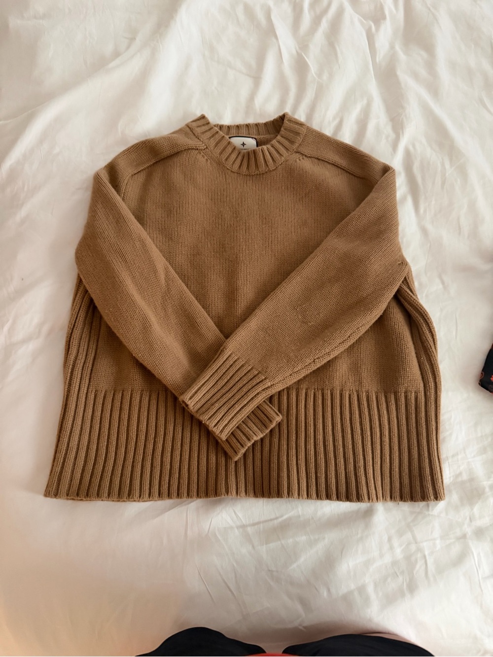 Tuckernuck Camel Crewneck Sweater